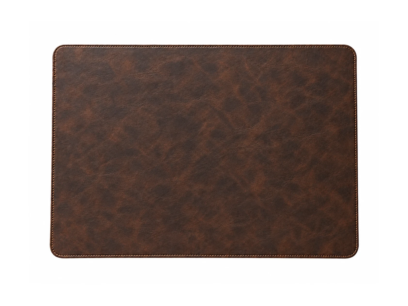 Tapis de bureau effet cuir personnalisé